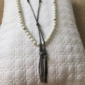 Stella & Dot Mara Pearl Necklace